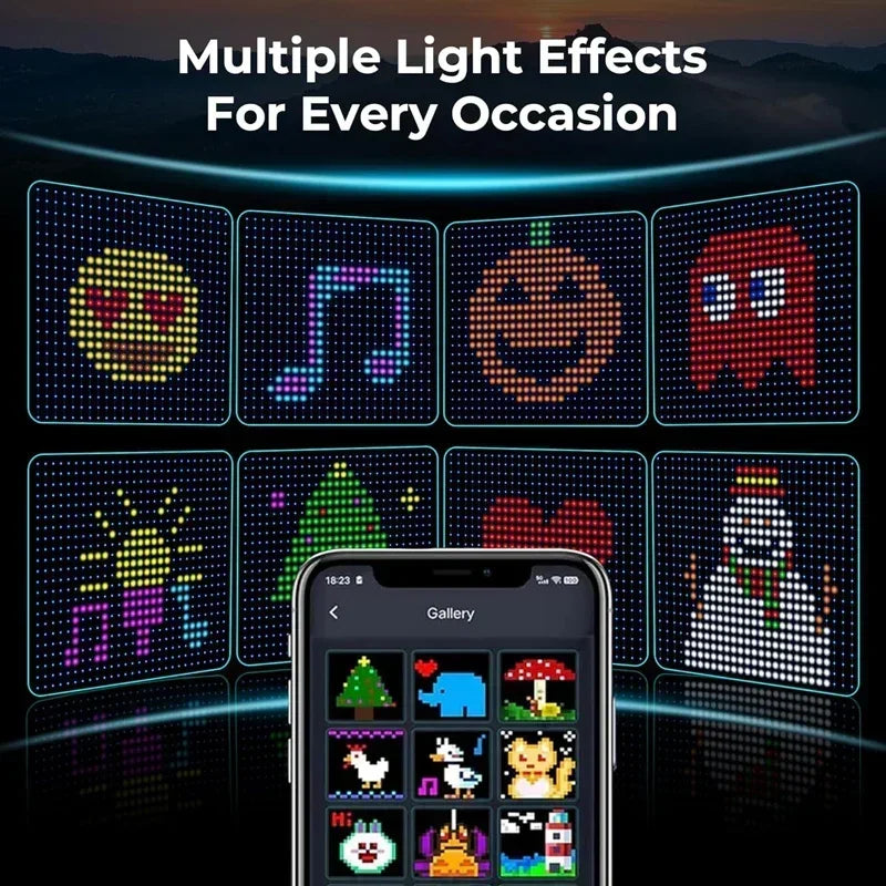 Smart LED Curtain Fairy Lights App Control Music Sync