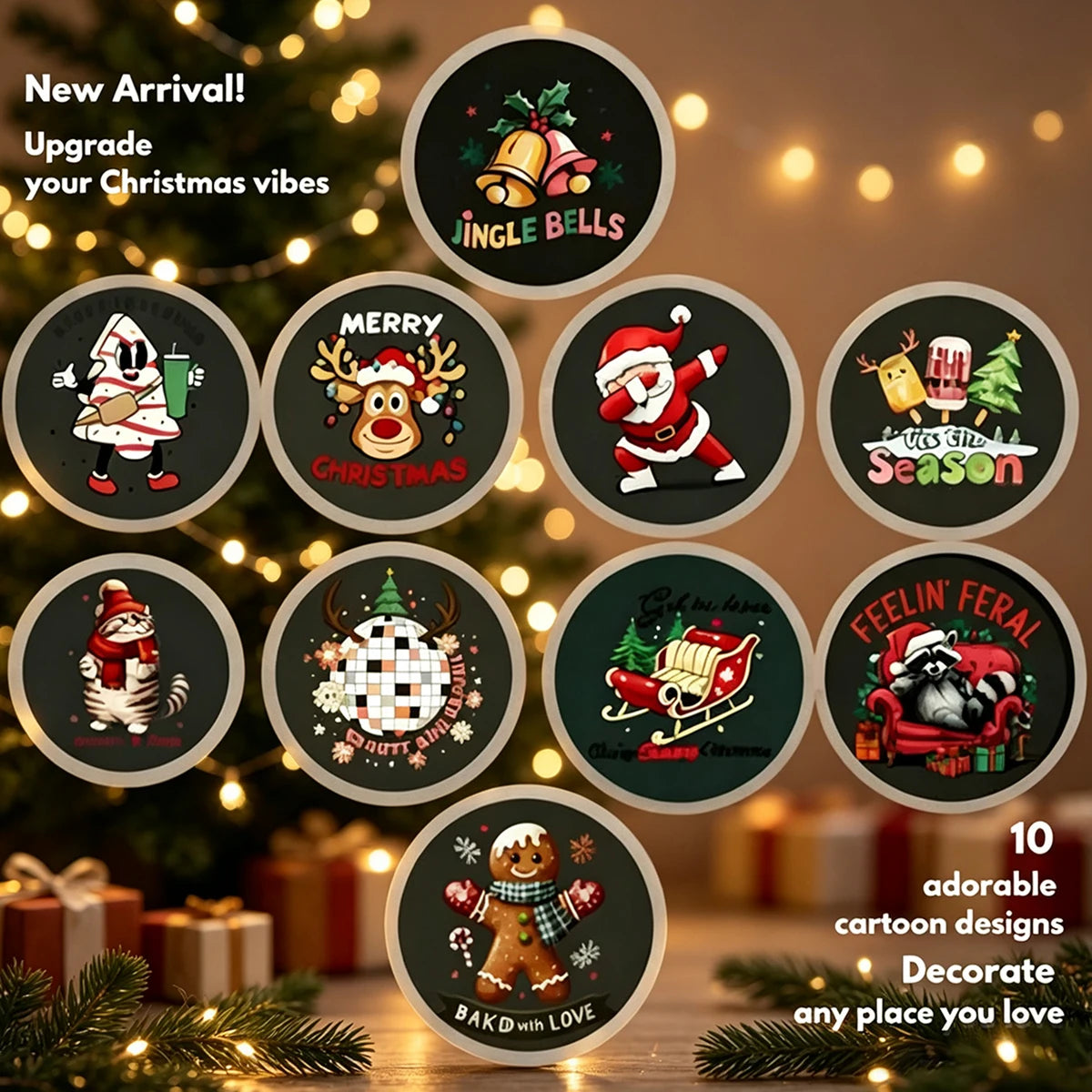 USB Christmas Projector Light With Festive Patterns